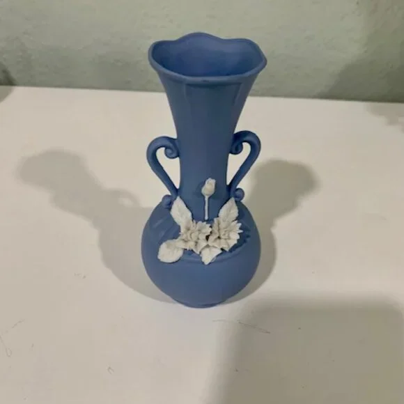 VTG ~ Vase & Plate SET OF 3 - Picture 5 of 10